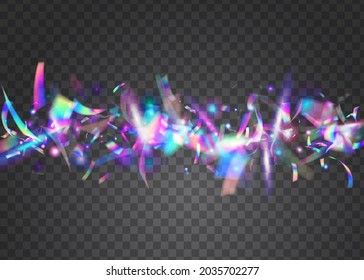 Glitch Texture. Falling Glare. Crystal Art. Neon Effect. Unicorn Foil. Purple Retro Confetti. Party Prismatic Illustration. Disco Burst. Blue Glitch Texture