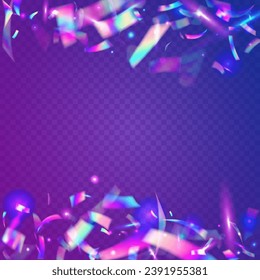 Glitch Texture. Laser Multicolor Template. Blue Shiny Sparkles. Disco Flyer. Glitter Art. Fantasy Foil. Cristal Glare. Rainbow Effect. Violet Glitch Texture