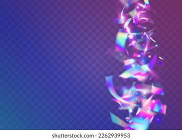 Glitch Texture. Luxury Art. Neon Confetti. Violet Shiny Effect. Glitter Foil. Blur Burst. Rainbow Tinsel. Party Carnaval Wallpaper. Purple Glitch Texture