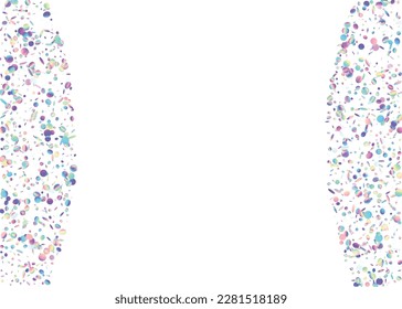 Glitch Texture. Neon Tinsel. Disco Multicolor Template. Glitter Art. Carnival Background. Laser Flyer. Purple Shiny Confetti. Digital Foil. Blue Glitch Texture