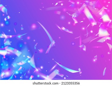 Glitch Texture. Retro Abstract Decoration. Pink Blur Sparkles. Metal Element. Surreal Art. Cristal Glitter. Carnival Background. Fantasy Foil. Violet Glitch Texture