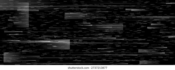 Glitch textura de la pantalla de televisión. Ruido estático cctv Filtrar. Superposición de píxeles para y2k. Diseño experimental de la línea de grano y tramado. Señal de error de rayado para televisión de terror en vivo o marco de juego de computadora.