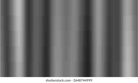 Glitch TV écran rayures. Texture de superposition de paillettes de lignes de largeur aléatoires. Esthétique d'erreur de signal TV Vintage rétro. Arrière-Plan Onde Vapeur Abstrait Lignes. Illustration vectorielle.