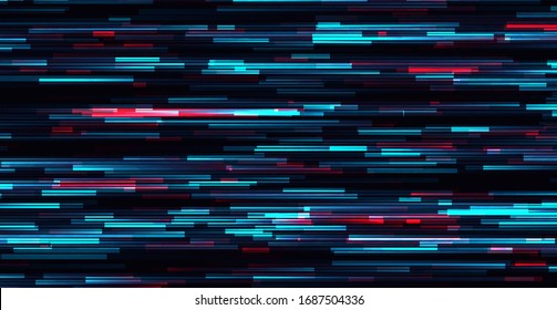 Glitch vector background. Symbol of cyberpunk, hacker attack. Modern design, technological error. Texture and effect for your design.