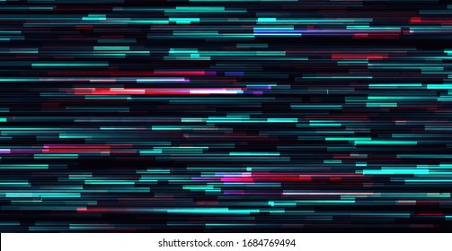 Glitch vector frame. Symbol of cyberpunk, hacker attack. Modern design, technological error. Texture and effect for your design.