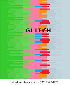 Glitched background for cyber monday advert, hackathon and other programming subjects.