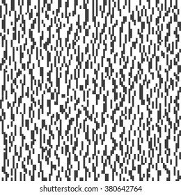 glitched black and white abstract pattern