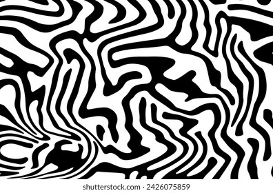 Glitched distorted op art pattern.