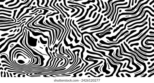 Glitched distorted op art pattern.