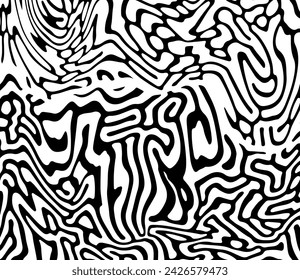 Glitched distorted op art pattern.