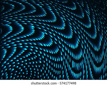 Glitched spiral structure. Modern abstract background. Element of design for a poster, cover, invitation, business card, postcard or web