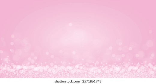 glitter abstract pink background with bokeh light background.