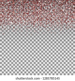 Glitter background with pink sparkling texture and glow