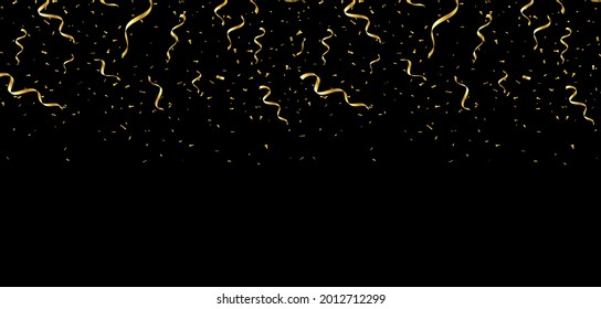 Glitter Background with space for your text. Luxury glitter decoration frame. Christmas, New Year, holiday. Vector illustration.