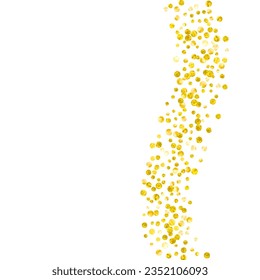 Glitter Banner. Engagement Card. Scandinavian Painting. Golden Party Flyer. Yellow Glowing Paint. Decorative Particle. Mothers Stardust. Yellow Glitter Banner