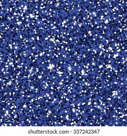 Glitter blue seamless texture. Trendy modern vector illustration.