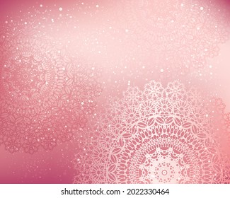 Glitter and blur lace background