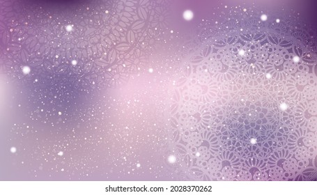 Fondo de brillo y encaje de desenfoque