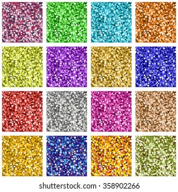 Glitter bright seamless background. Vector illustration for your design