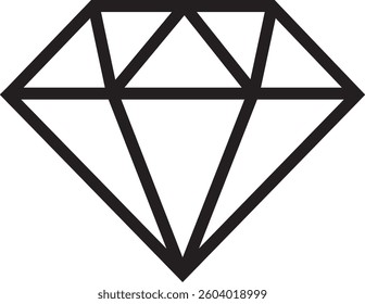 Glitter Diamond Logo Wedding Ring Jewelry Outline