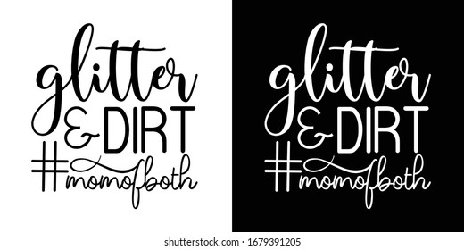 Glitter And Dirt Printable Vector Illustration