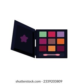 Glitter Eyeshadow Palette With Applicator