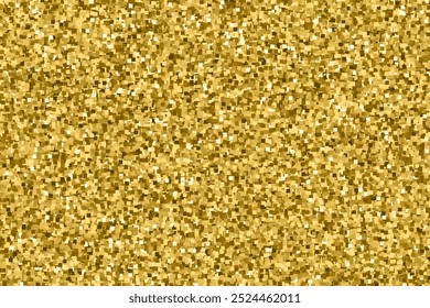 Glitter gold texture background. Golden pattern yellow light. Glow vector shine. Dust bright blink abstract banner. Illustration, Eps 10.