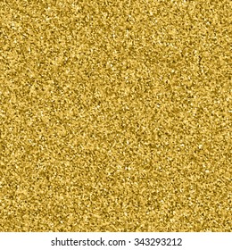 Glitter gold texture background with sparkle and golden shine shimmer pattern. Abstract vector illustration for luxury elegant shiny bright metallic yellow decorative design element