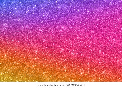 Glitter holiday shiny texture and yellow purple blue smooth gradient  Vector