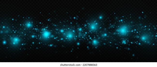 Glitter light background. Sparkle dust twinkle isolated on transparent background.