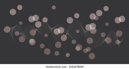 Glitter lights abstract background. Defocused bokeh dark illustration