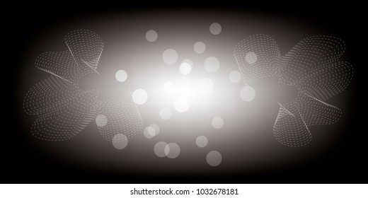 Glitter lights abstract background. Defocused bokeh dark illustration