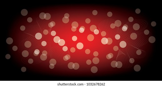 Glitter lights abstract background. Defocused bokeh dark illustration