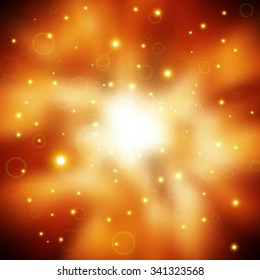 Glitter Lights Background. Christmas Lights Concept. Vector illustration.