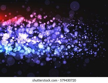 Glitter lights effects background. Graphic concept for your design