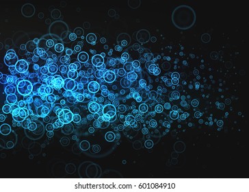 Glitter lights effects background. Graphic concept for your design
