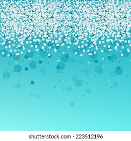 glitter on blue ocean background