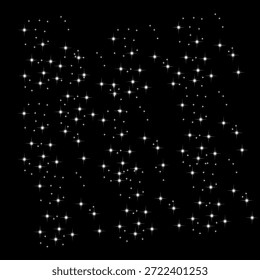 Partículas de brillo con efecto bokeh y brillo suave y brillante