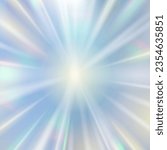 Glitter prism light background with radial light from the center. Vector illustration.