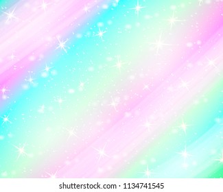 Glitter Rainbow Background Sky Pastel Color Stock Vector (Royalty Free ...