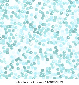 Glitter seamless texture. Admirable mint particles. Endless pattern made of sparkling spangles. Original abstract vector illustration.