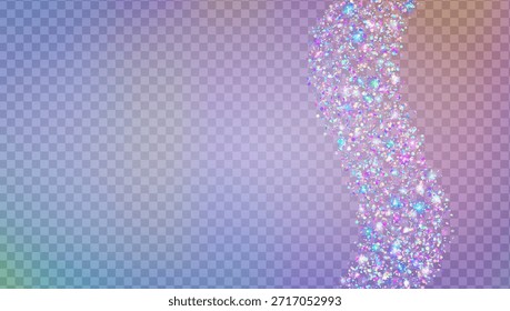 Fundo de Lantejoulas Brilhantes. Cintilações Holográficas Brilhantes Para Carnaval E Festa. Carnaval Explosão Com Serpentina E Chama De Cor Explosiva. Luz Roxa Brilhante.  Lantejoulas Neon Glitter