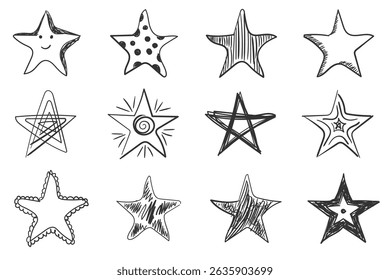 Glitter vorm met de hand tekening achtergrond cartoon ster element gloed effect ontwerp kunst schets geometrische burst lijn vector illustratie decoratieve flash abstracte icoon sprankeling figuur.

