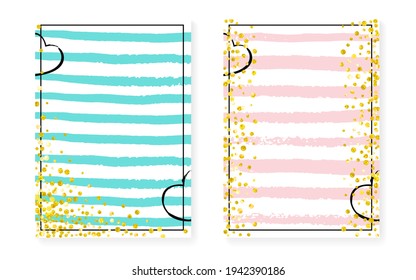 Glitter Shimmer. Turquoise Marriage Particles. Mint Frame. Rose Glowing Stardust. Stripe Xmas Cover. Pink Nursery Card. Decorative Starburst Set. Golden Glitter Shimmer
