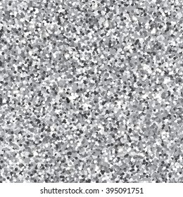 Glitter silver seamless texture. Trendy modern vector illustration.