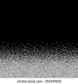Glitter silver seamless texture. Trendy modern vector illustration.