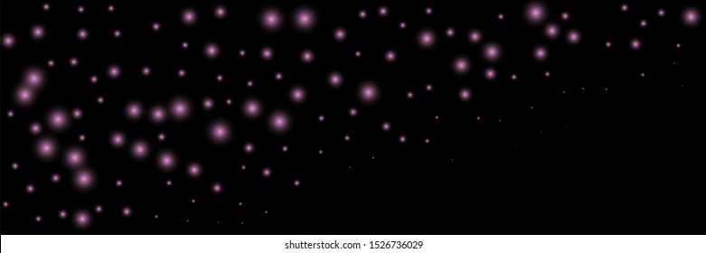 Glitter sparkle. Batch decoration dust. Falling vector.Background confetti. Glow.