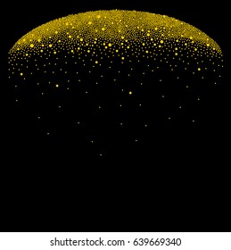 Glitter, Stars Vector Image for backgrounds and greeting cards and book covers