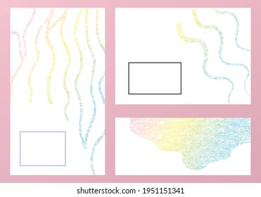 Fondo del conjunto de estilos de brillo. Cartel de diseño del holograma. Volador de aceite. Invitación a resumen del arcoiris.