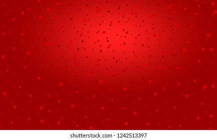 Glitter texture with dots on red background. Vector graphic pattern.